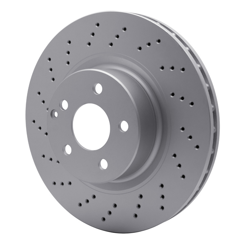 Mercedes-Benz S430 Brake Rotor (1) - Front - R1 Concepts - GeoSPEC Coated Drilled - `00-`03